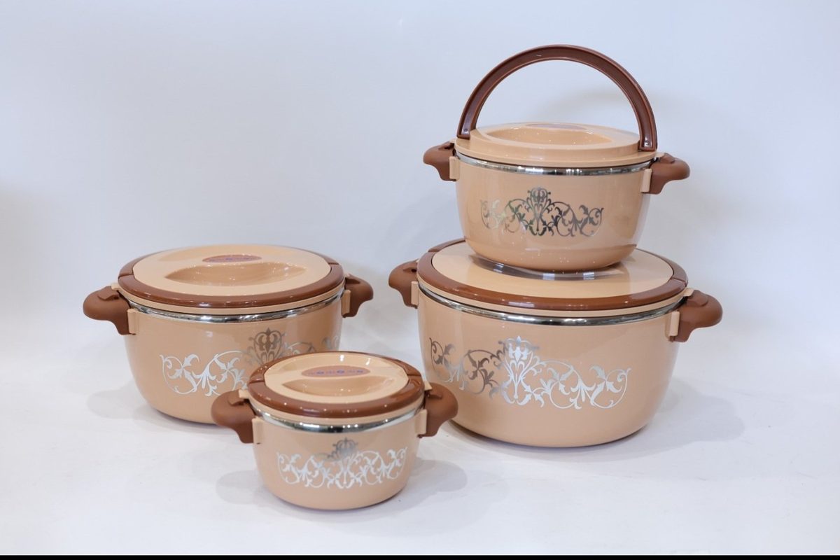 Insulated Food Warmer Set — 4 Pieces